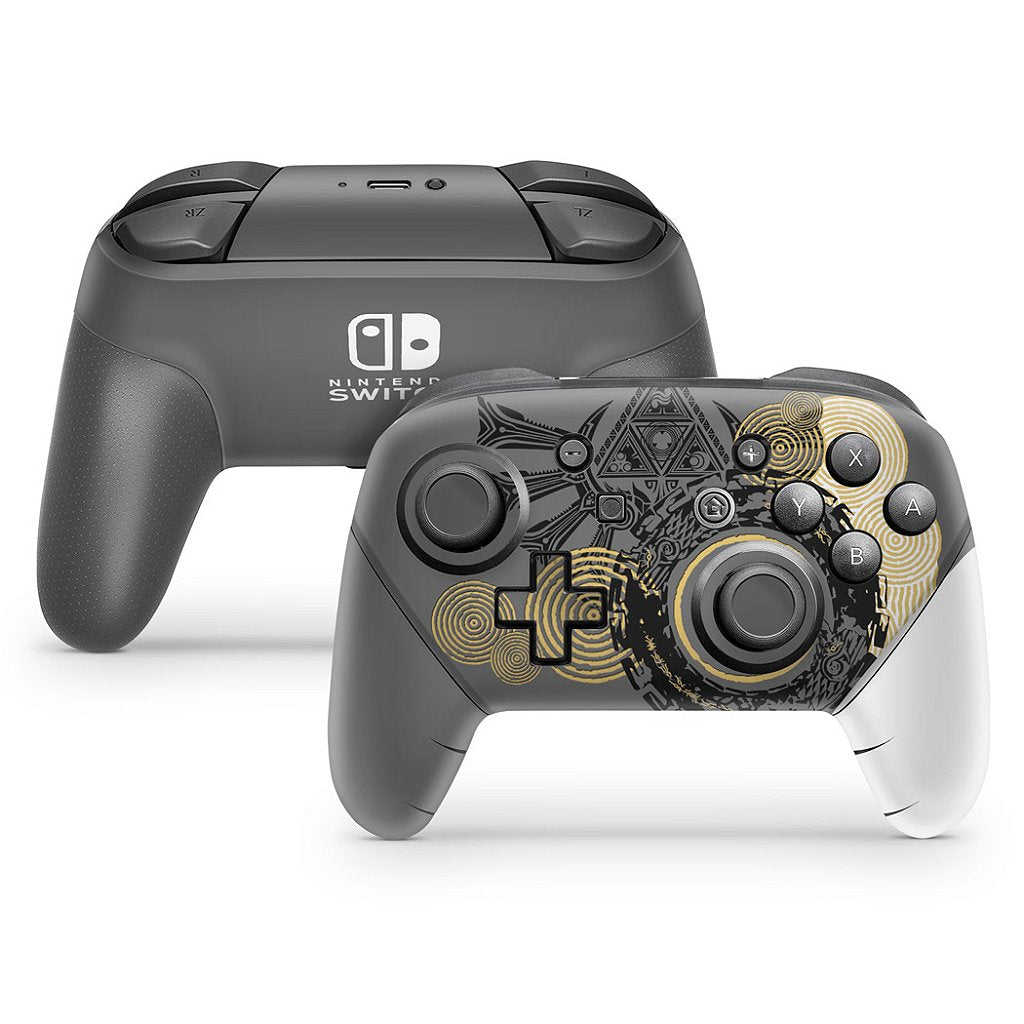 Skin Anti-Rage Nintendo Switch 1 Pro Controle - Zelda Tears of the Kingdom Edition