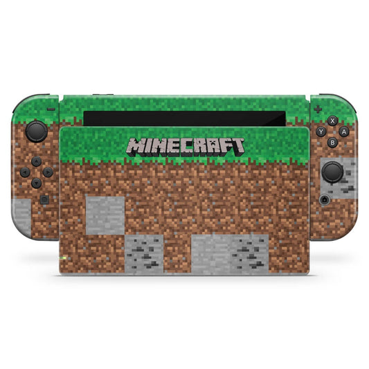 Skin Anti-Rage Nintendo Switch 1 - Minecraft