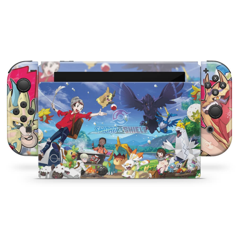 Skin Anti-Rage Nintendo Switch 1 - Pokémon Sword And Shield