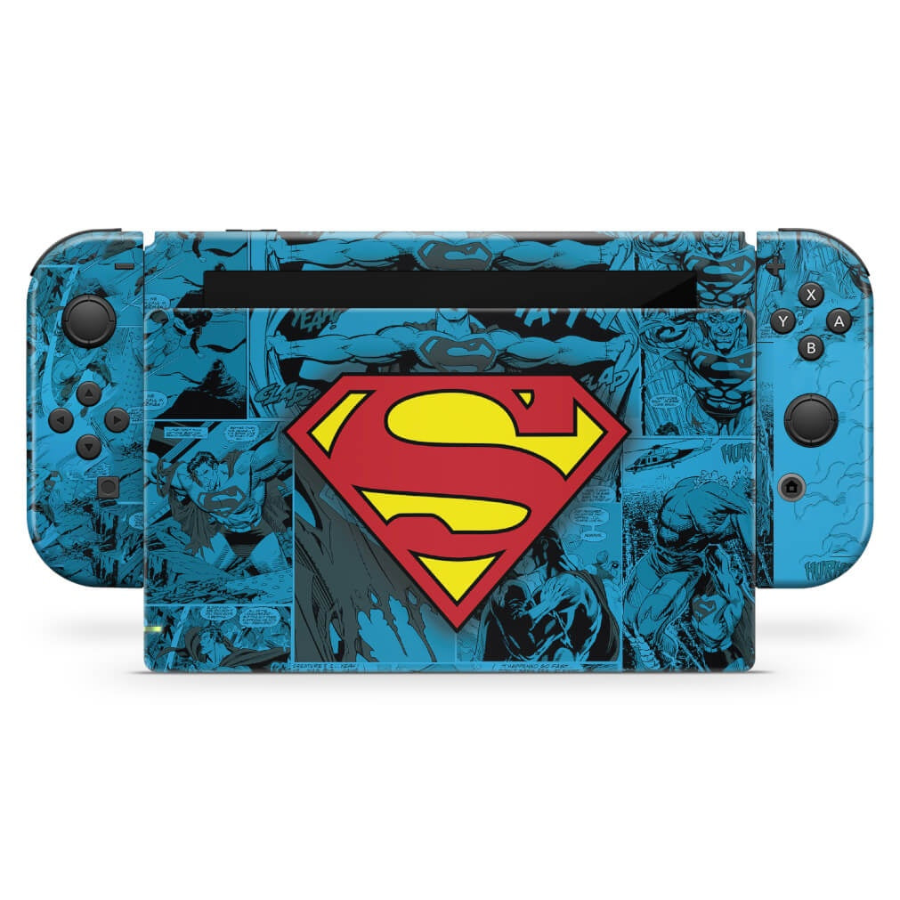 Skin Anti-Rage Nintendo Switch 1 - Superman Comics