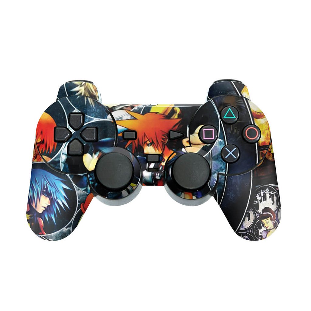 Skin Anti-Rage PS2 Controle - Kingdom Hearts II 2