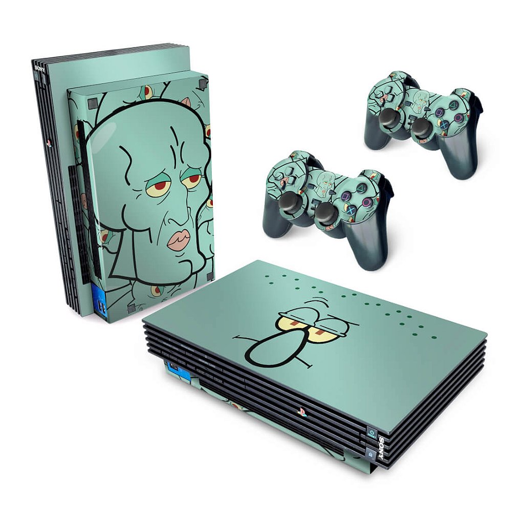 Skin Anti-Rage PS2 Fat - Lula Molusco Bob Esponja