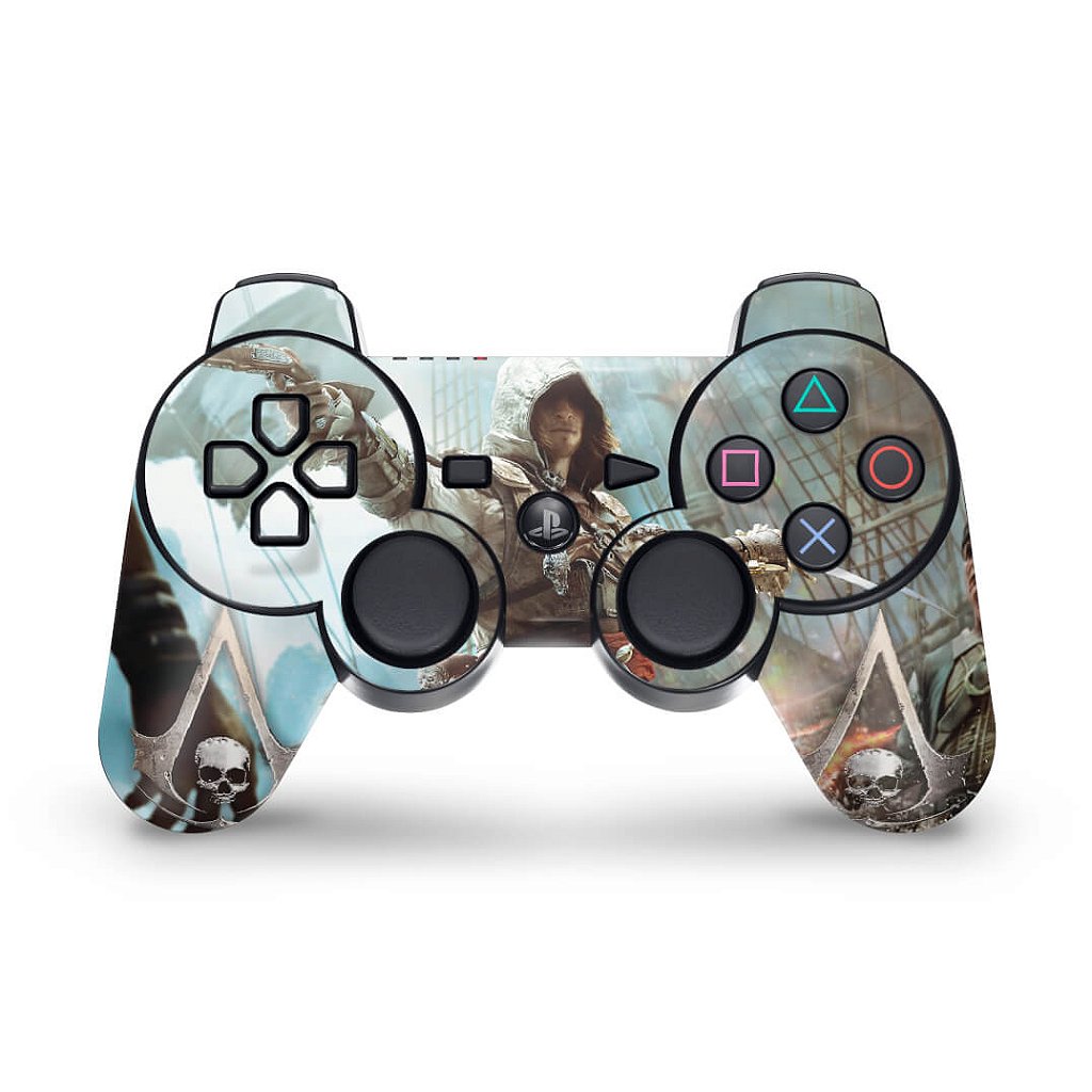 Skin Anti-Rage PS3 Controle - Assassins Creed IV Black Flag