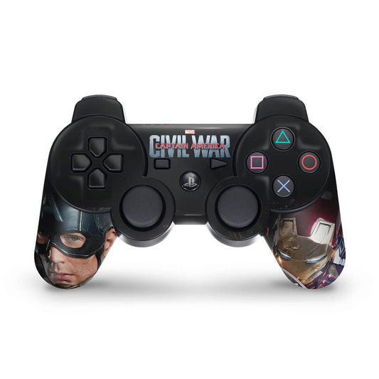 Skin Anti-Rage PS3 Controle - Capitão America Guerra
