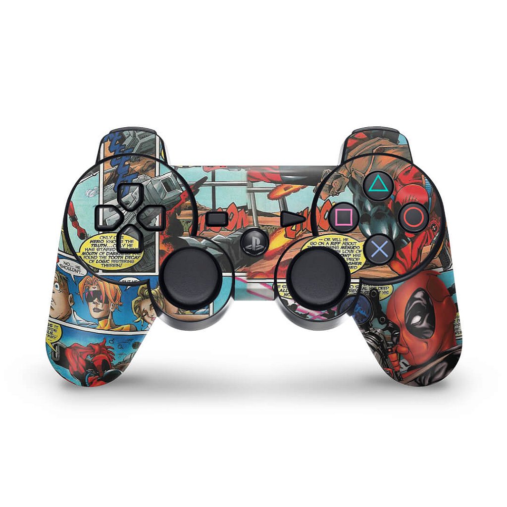 Skin Anti-Rage PS3 Controle - Deadpool