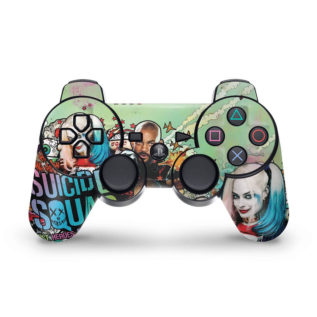 Skin Anti-Rage PS3 Controle - Esquadrão Suicida