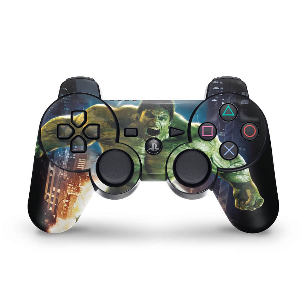 Skin Anti-Rage PS3 Controle - Hulk