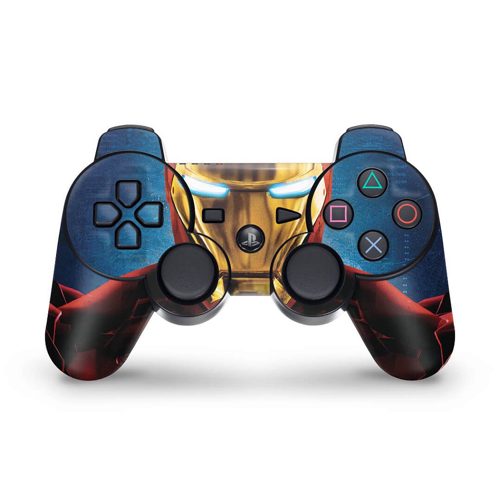 Skin Anti-Rage PS3 Controle - Iron Man