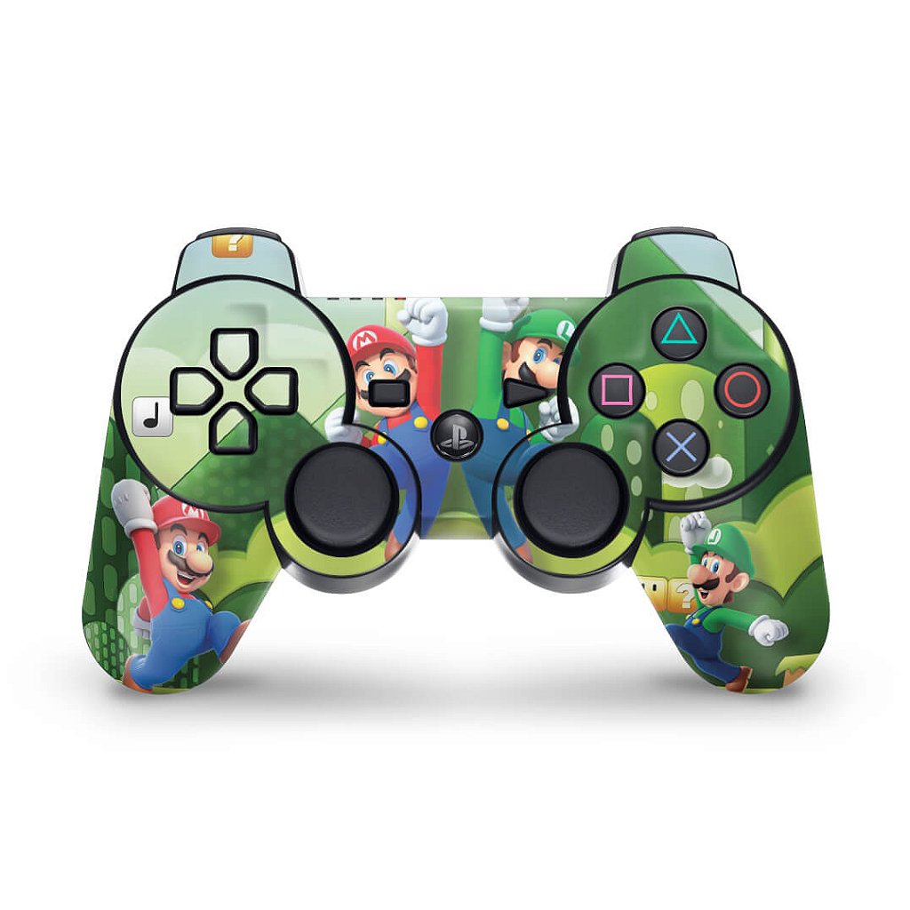 Skin Anti-Rage PS3 Controle - Mario & Luigi