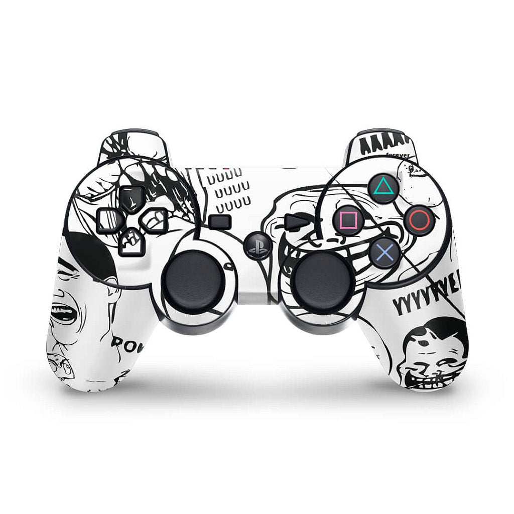 Skin Anti-Rage PS3 Controle - Memes