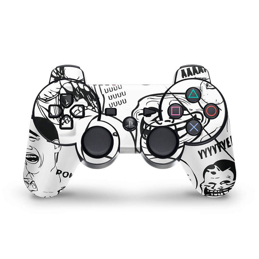 Skin Anti-Rage PS3 Controle - Memes