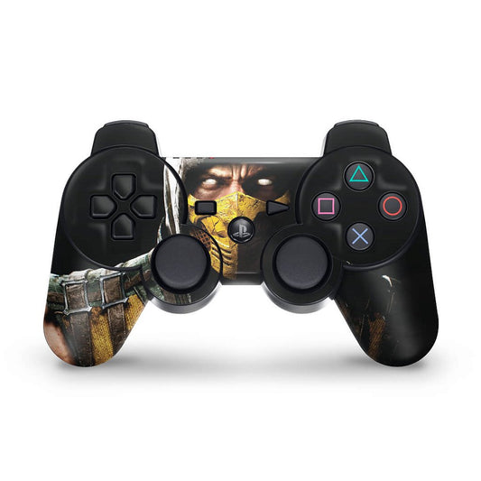 Skin Anti-Rage PS3 Controle - Mortal Kombat X Scorpion