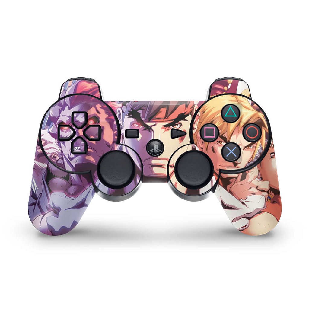 Skin Anti-Rage PS3 Controle - Street Fighter