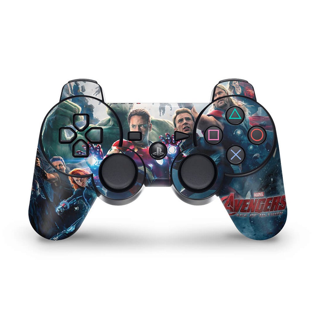 Skin Anti-Rage PS3 Controle - Vingadores 2