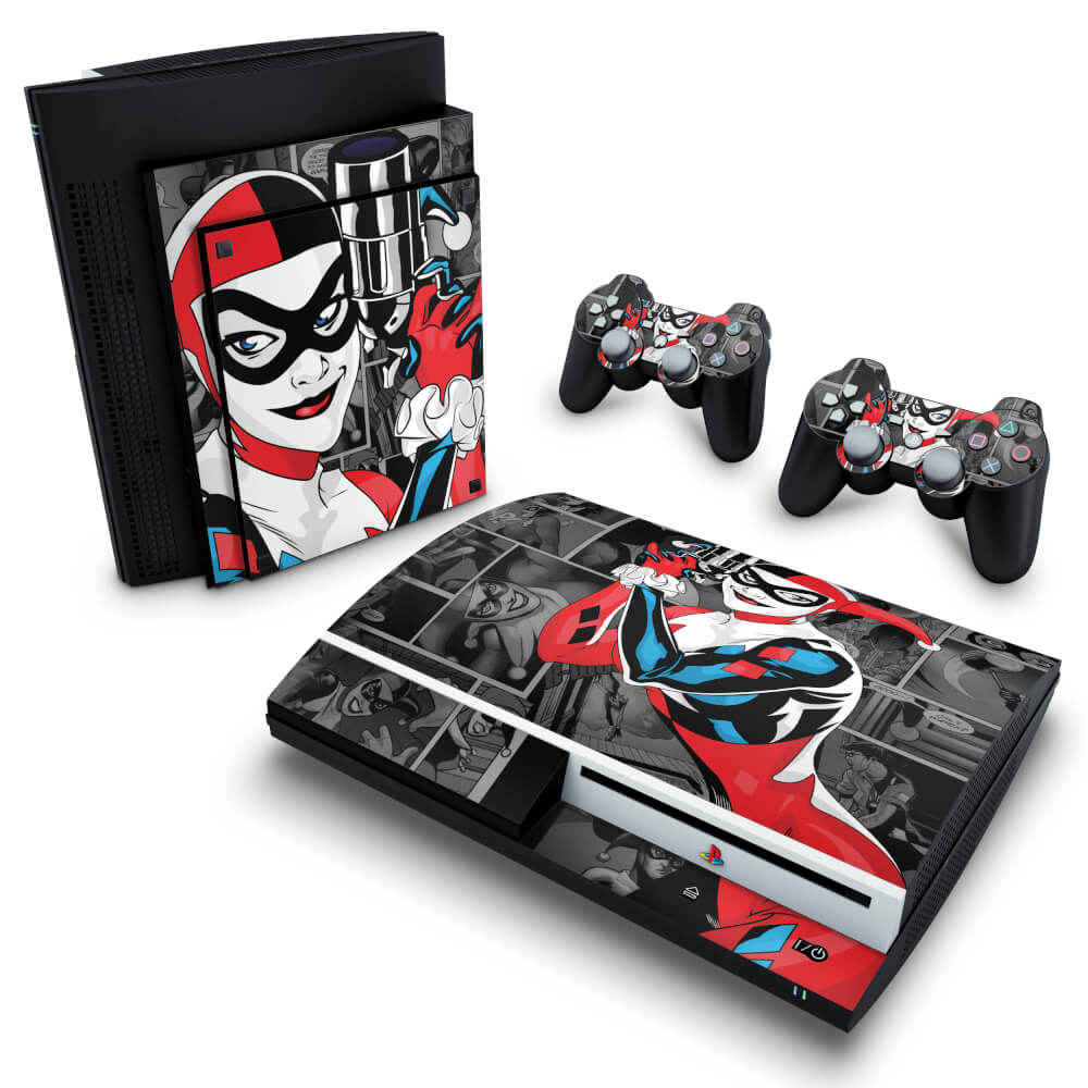 Skin Anti-Rage PS3 Fat - Arlequina Harley Quinn