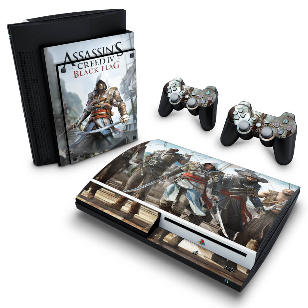 Skin Anti-Rage PS3 Fat - Assassins Creed IV Black Flag