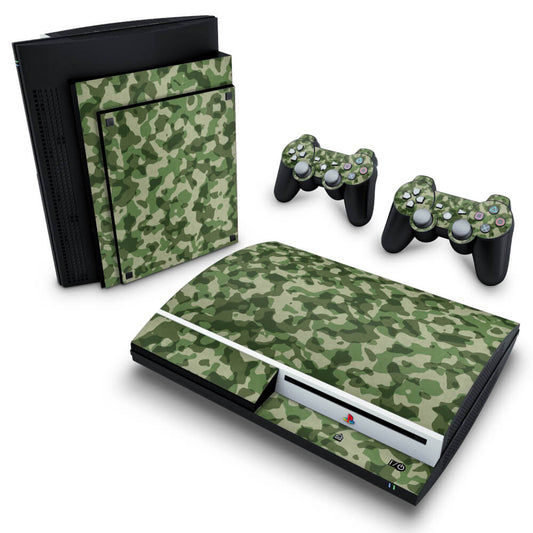 Skin Anti-Rage PS3 Fat - Camuflado Verde