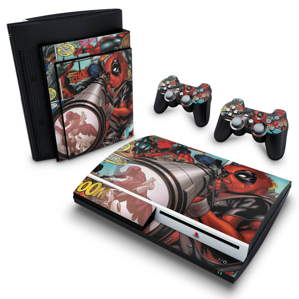 Skin Anti-Rage PS3 Fat - Deadpool