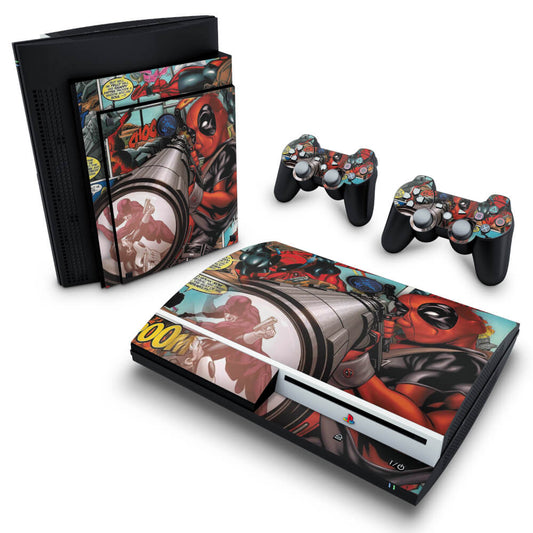 Skin Anti-Rage PS3 Fat - Deadpool