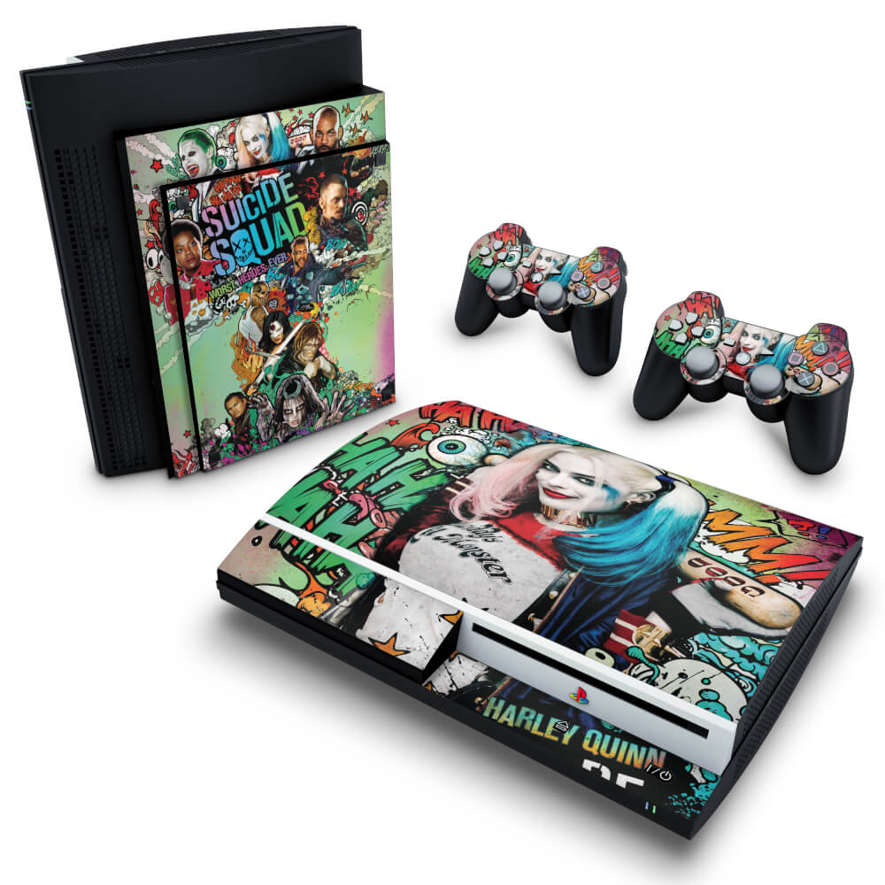 Skin Anti-Rage PS3 Fat - Esquadrão Suicida #A