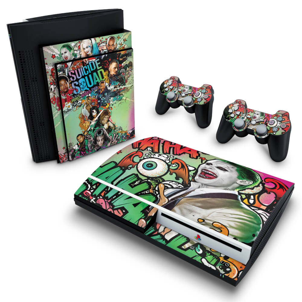 Skin Anti-Rage PS3 Fat - Esquadrão Suicida #B