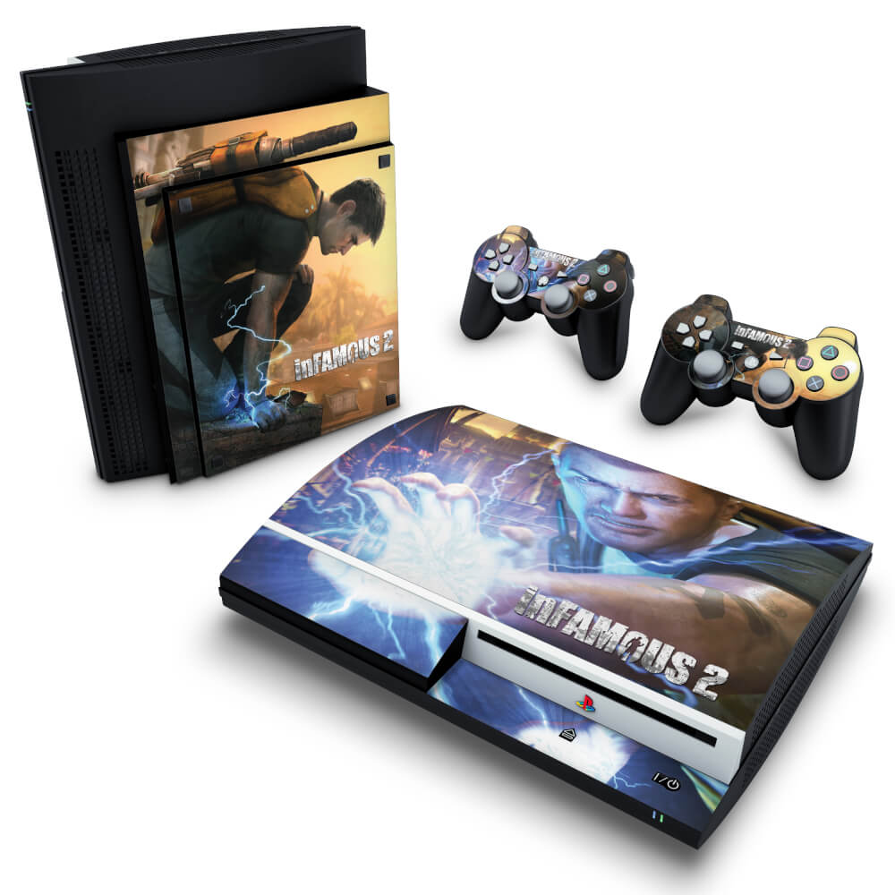 Skin Anti-Rage PS3 Fat - Infamous 2
