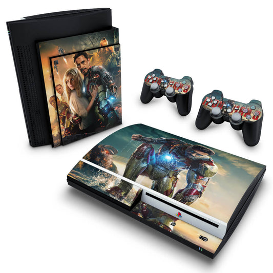 Skin Anti-Rage PS3 Fat - Iron Man - Homem de Ferro #A