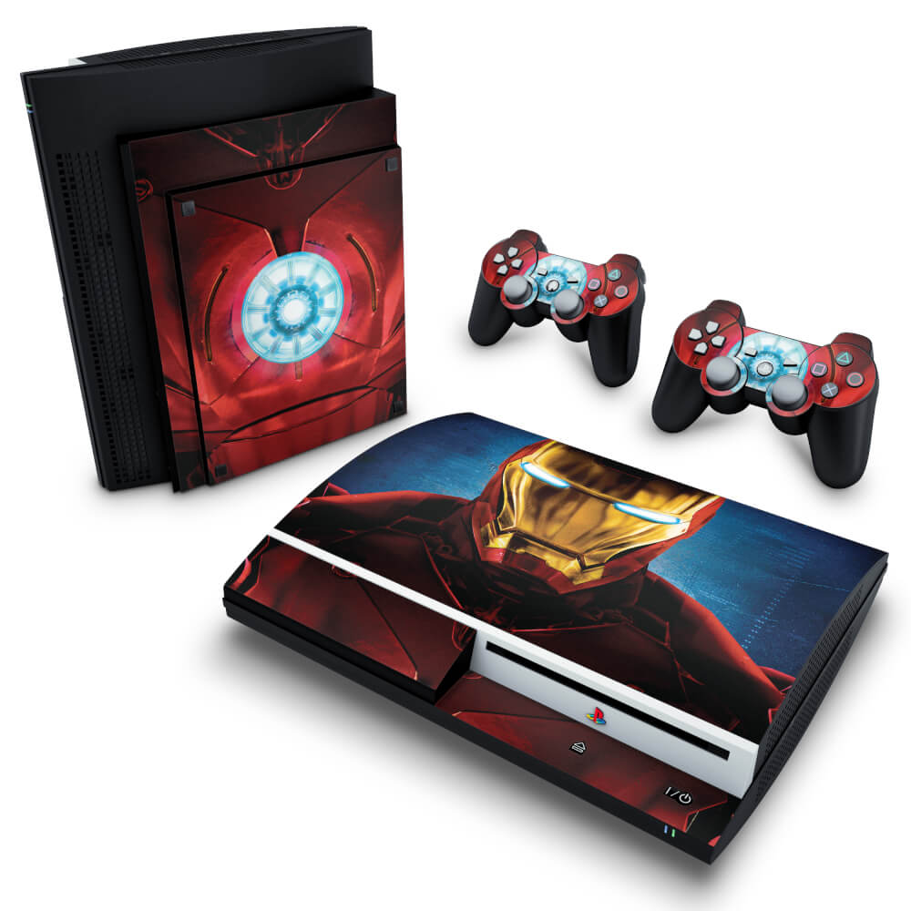 Skin Anti-Rage PS3 Fat - Iron Man - Homem de Ferro #B