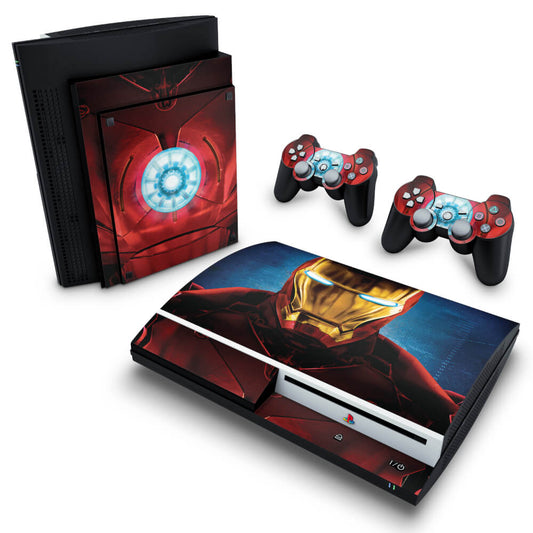 Skin Anti-Rage PS3 Fat - Iron Man - Homem de Ferro #B
