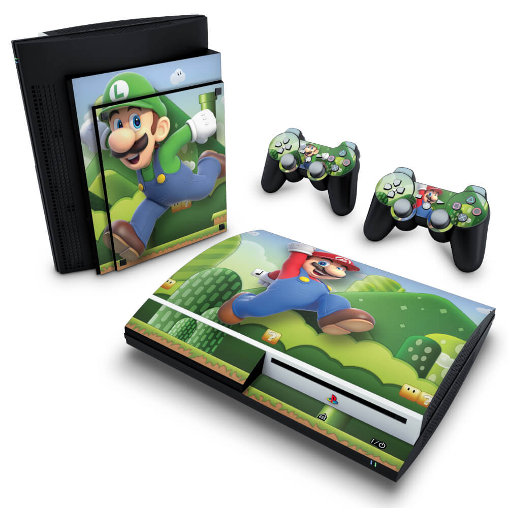 Skin Anti-Rage PS3 Fat - Mario & Luigi