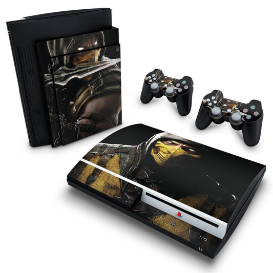 Skin Anti-Rage PS3 Fat - Mortal Kombat X Scorpion