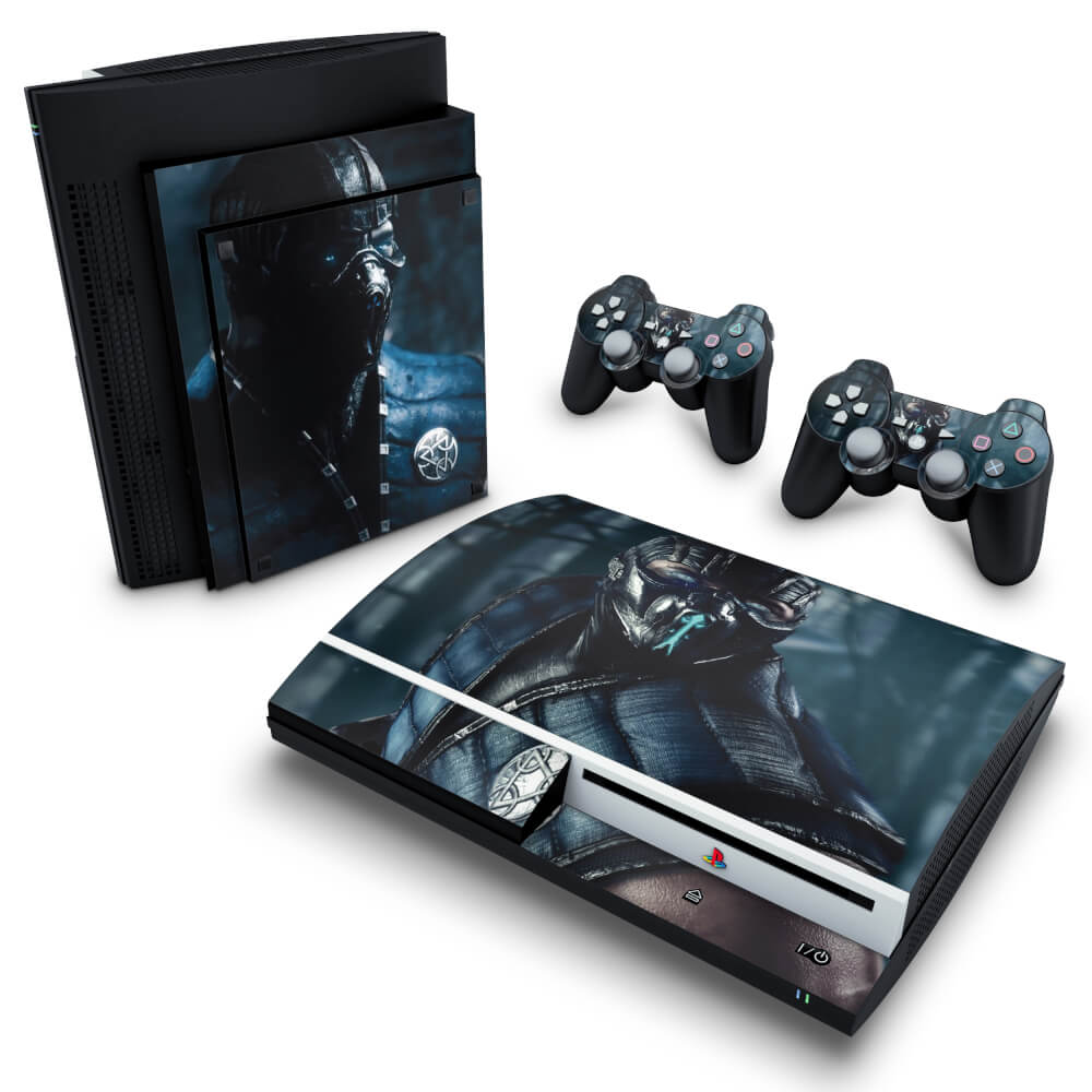 Skin Anti-Rage PS3 Fat - Mortal Kombat X Subzero