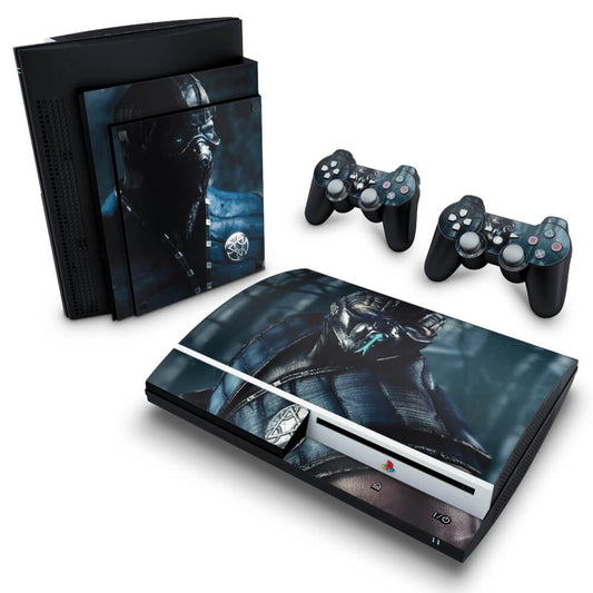 Skin Anti-Rage PS3 Fat - Mortal Kombat X Subzero