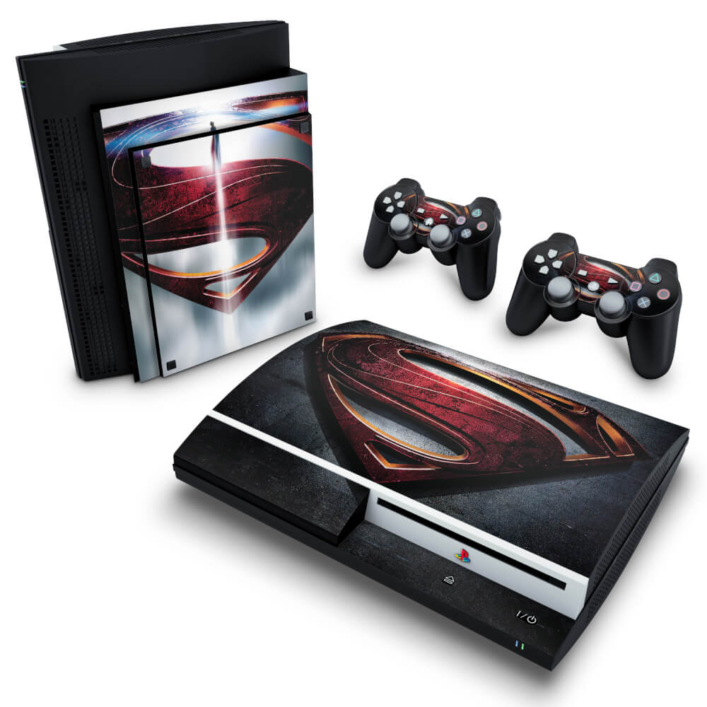 Skin Anti-Rage PS3 Fat - Superman - Man of Steel