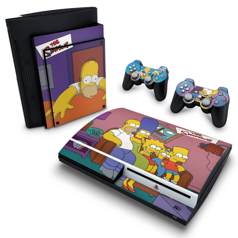 Skin Anti-Rage PS3 Fat - The Simpsons