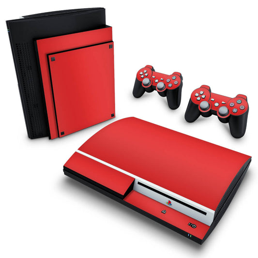 Skin Anti-Rage PS3 Fat - Vermelho