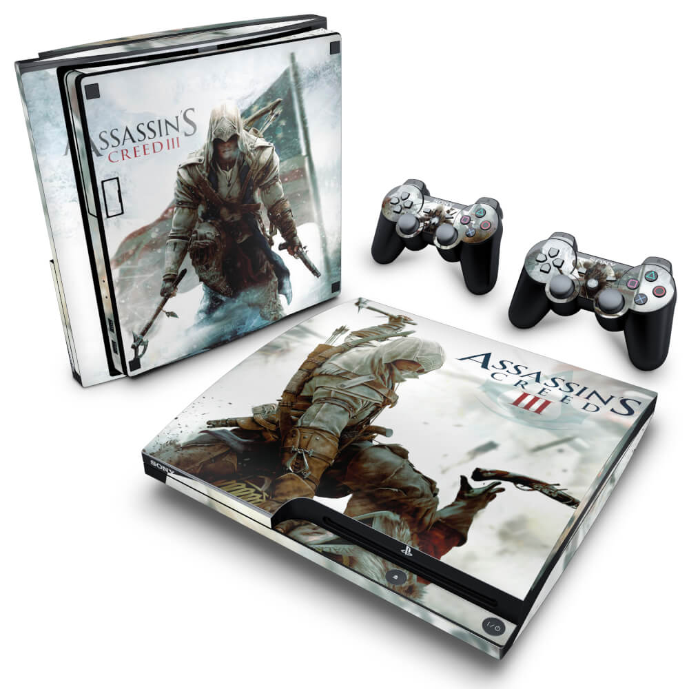 Skin Anti-Rage PS3 Slim - Assassins Creed 3