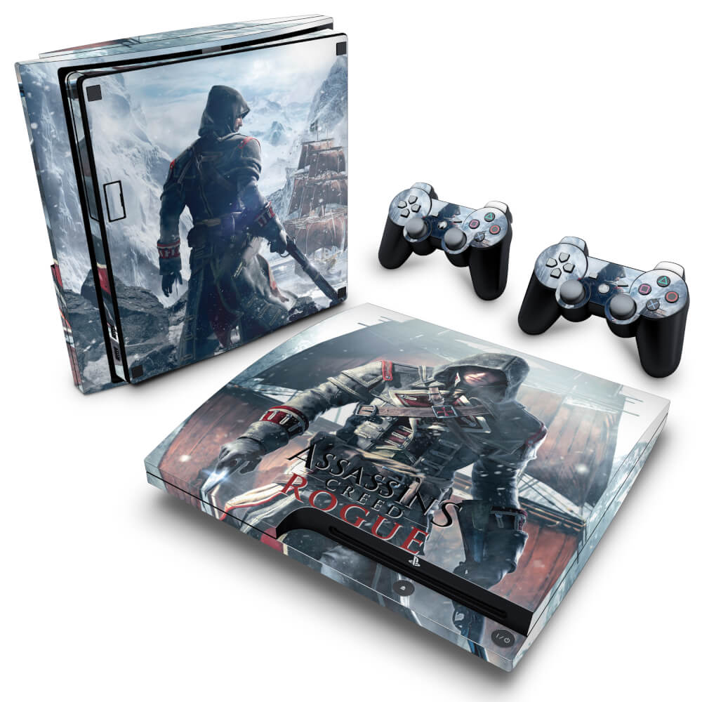 Skin Anti-Rage PS3 Slim - Assassins Creed Rogue