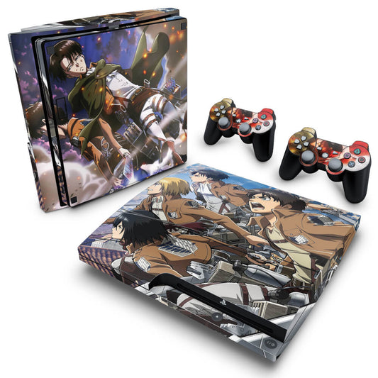 Skin Anti-Rage PS3 Slim - Attack on Titan #A