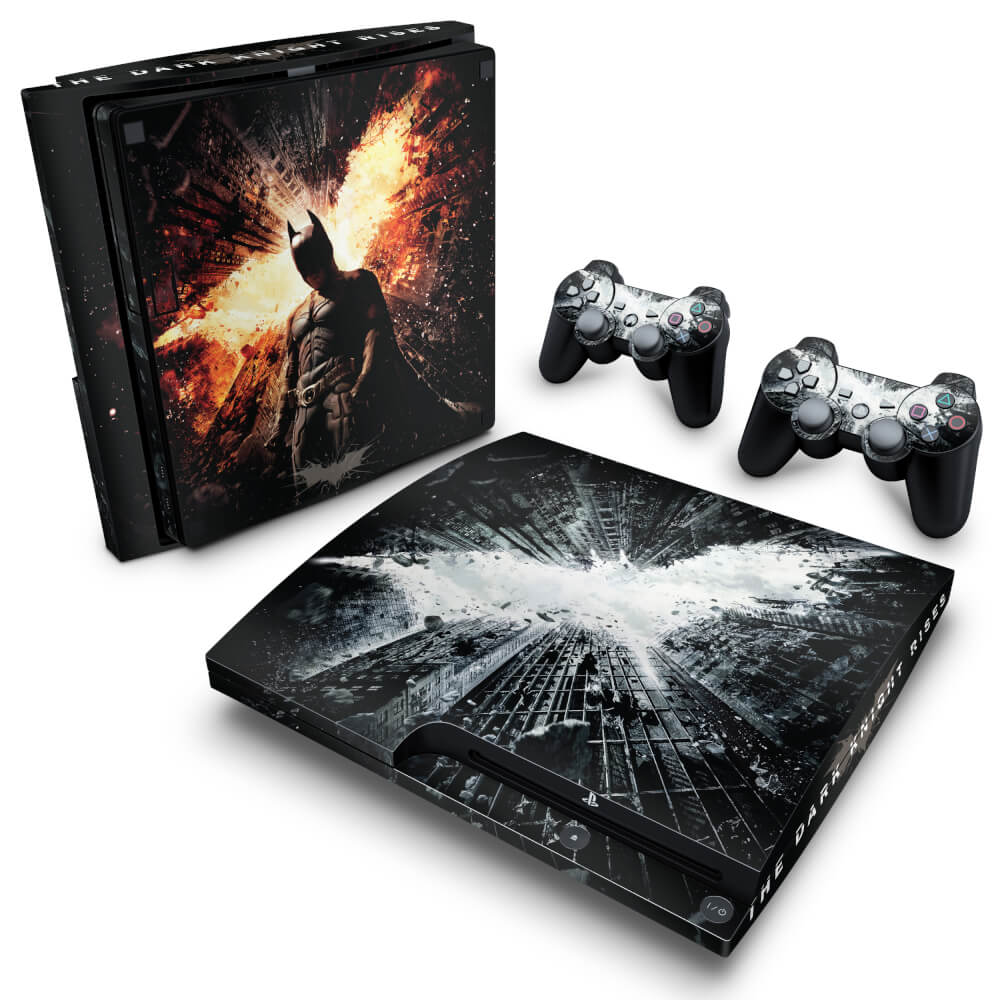 Skin Anti-Rage PS3 Slim - Batman - The Dark Knight Rises