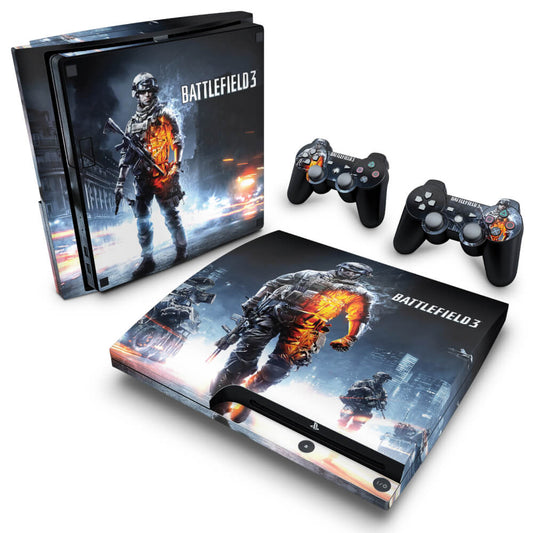 Skin Anti-Rage PS3 Slim - Battlefield 3