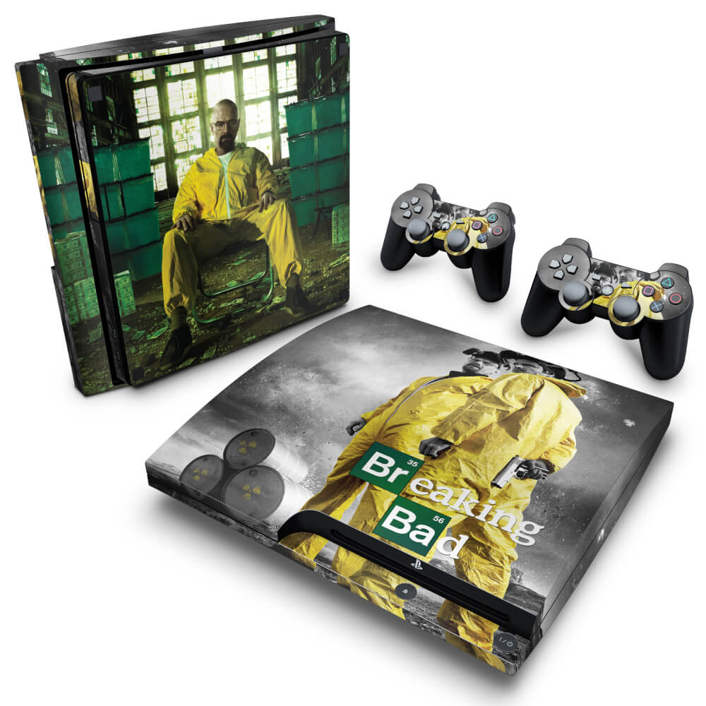 Skin Anti-Rage PS3 Slim - Breaking Bad