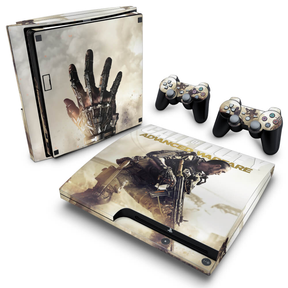 Skin Anti-Rage PS3 Slim - Call of Duty Advanced Warfare
