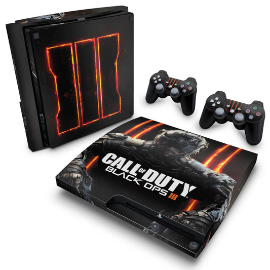 Skin Anti-Rage PS3 Slim - Call of Duty: Black Ops 3
