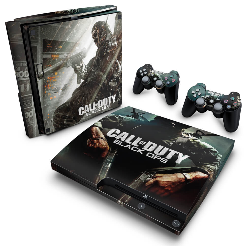 Skin Anti-Rage PS3 Slim - Call of Duty Black Ops