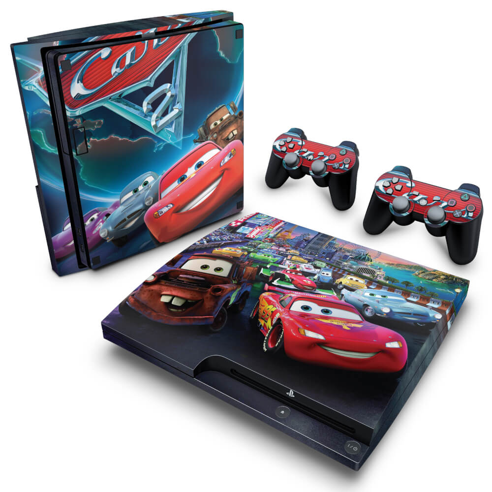 Skin Anti-Rage PS3 Slim - Carros