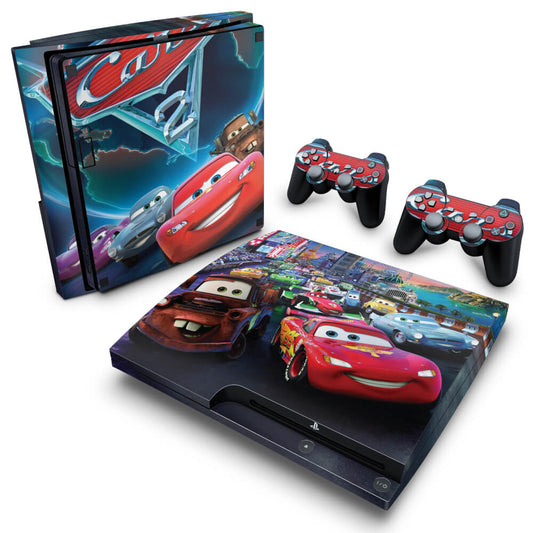 Skin Anti-Rage PS3 Slim - Carros