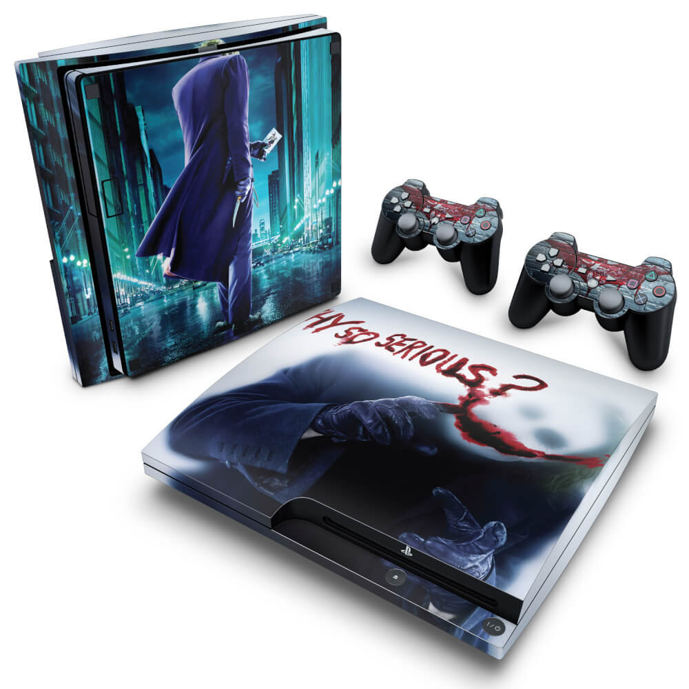 Skin Anti-Rage PS3 Slim - Coringa Joker #A