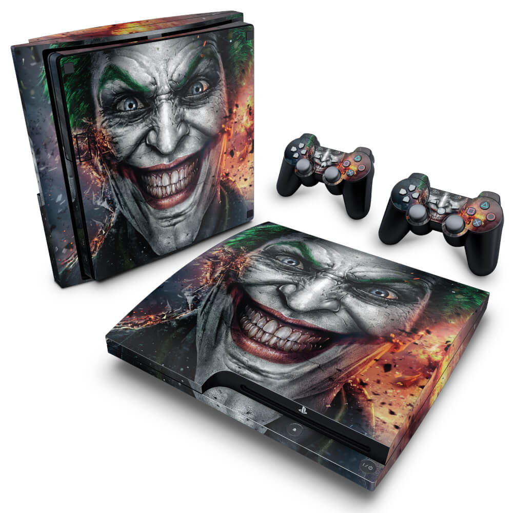 Skin Anti-Rage PS3 Slim - Coringa Joker #B