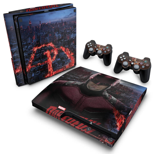Skin Anti-Rage PS3 Slim - Daredevil Demolidor